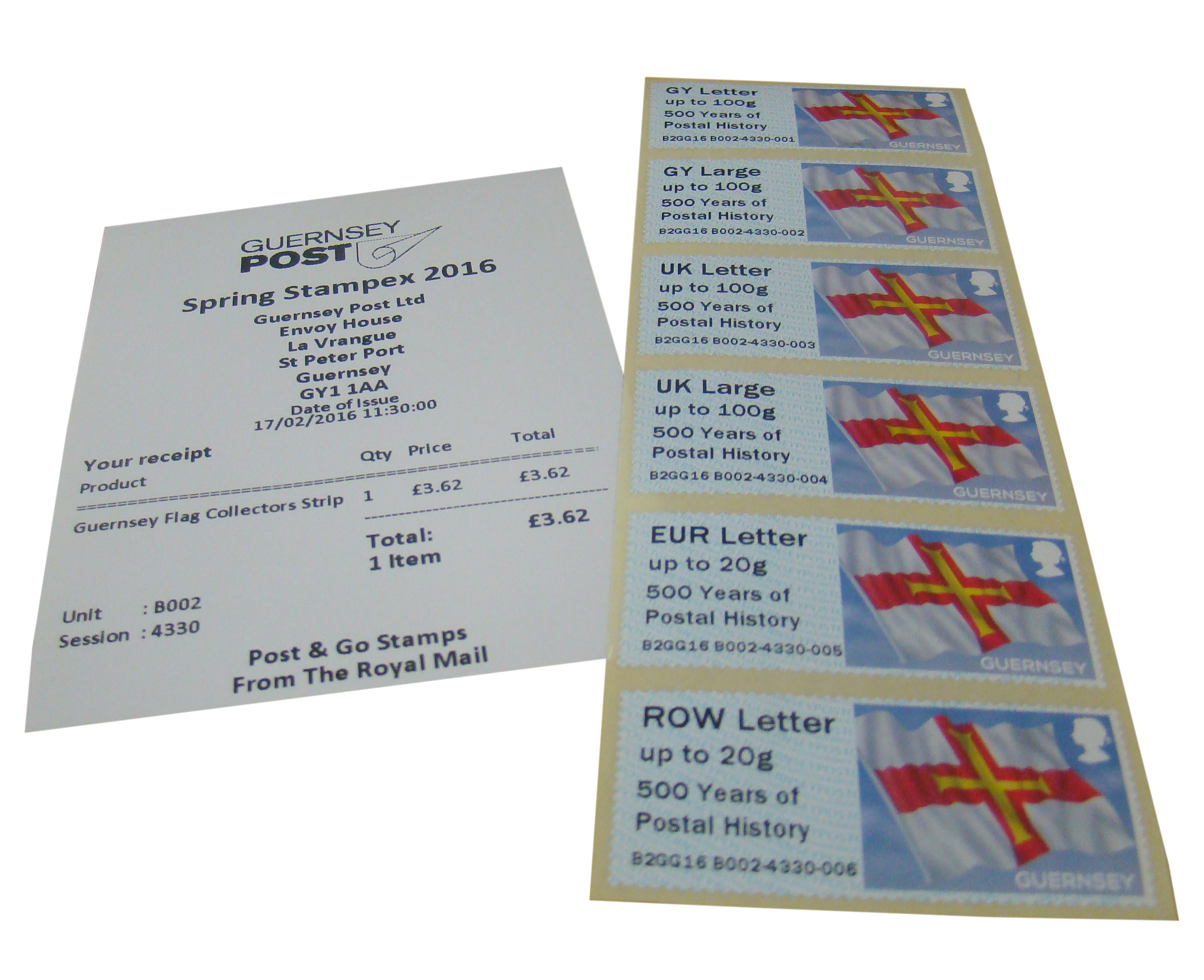 Spring Stampex 2016 overprint